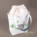 Fermeture Coton Canvas Tote Yarn Rangement Sacs